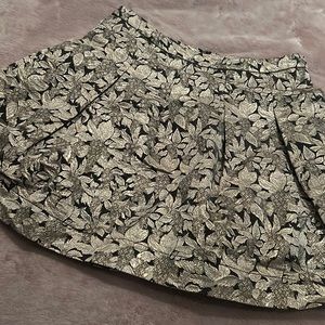 Small Lovers + Friends Brocade Mini Skirt